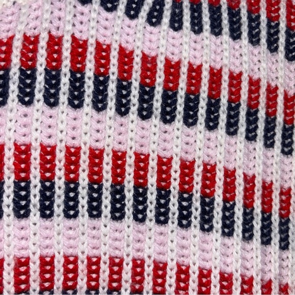 Tommy Hilfiger Red Black Striped Small - Picture 6 of 10